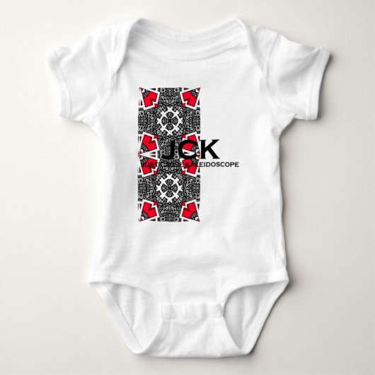 Band 16 Kaleidoskop Art 8 Baby Strampler (Vorderseite)