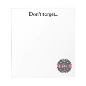 Band 16 Kaleidoskop Art Notizblock (Vorderseite)