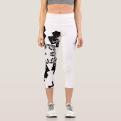 Band 1: Kaleidoskop Art elf Capri Leggings (Vorderseite)