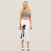 Band 1: Kaleidoskop Art elf Capri Leggings (Vorderseite)