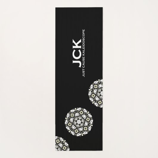 Band 1: Kaleidoskop Art elf Yogamatte (Rückseite)