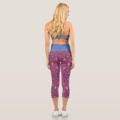 Band 9 Kaleidoskop Art 3 Capri Leggings (Rückseite)