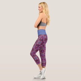 Band 9 Kaleidoskop Art sechzehn Capri Leggings