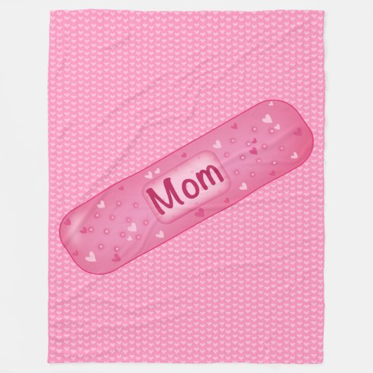 band-aid mom fleecedecke (Vorderseite)