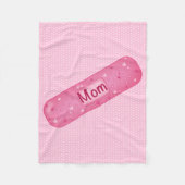  band-aid mom soft pink  fleecedecke (Vorderseite)