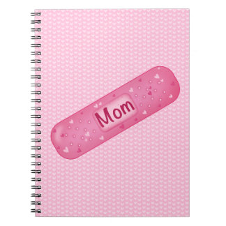Band-aid mom soft pink Notizblock
