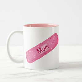 band-aid mom zweifarbige tasse