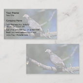 Band-angebundene Taube Visitenkarte (Vorne/Hinten)