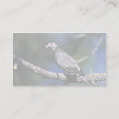 Band-angebundene Taube Visitenkarte (Rückseite)