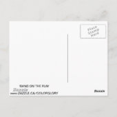 BAND AUF DER AUSFÜHRENDEN POSTCARD POSTKARTE (Rückseite)