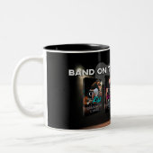 Band auf der Run-Tasse Zweifarbige Tasse (Links)