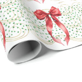 Band auf grünen Steinen Geschenkpapier (Rolleneckpunkt)