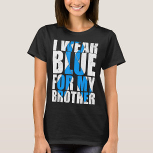 Band Autismus Ich trage Blau für meinen Bruder Aut T-Shirt