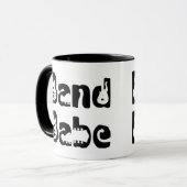 Band Babe Tasse (Vorderseite Links)