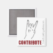 Band Back Together Contribute Magnet (Vorderseite/Rückseite)