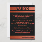 Band-Bar Mitzvah Einladung (Vorderseite)