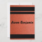 Band-Bar Mitzvah Einladung (Rückseite)