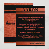 Band-Bar Mitzvah Einladung (Vorne/Hinten)