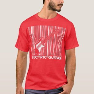 Band Barcode Musiker EGuitar GitarristElectric Gu T-Shirt