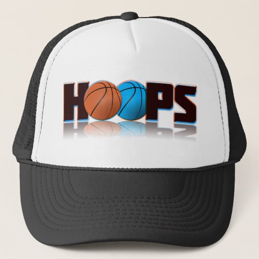 Band-Basketball Truckerkappe (Vorderseite)
