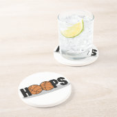 Band-Basketball-Untersetzer Sandstein Untersetzer (Seite)