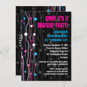 Band-Bereicheconfetti-Party Einladung (Vorne/Hinten)