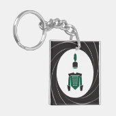 Band - Blaskapelle-Grün Schlüsselanhänger (Vorderseite links)