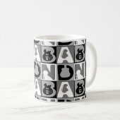 Band Blauer Kaffeetasse (VorderseiteRechts)