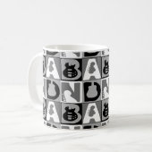 Band Blauer Kaffeetasse (Vorderseite Links)