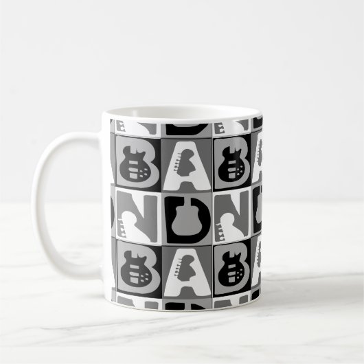 Band Blauer Kaffeetasse (Links)