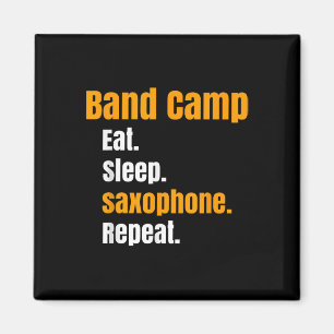 Band Camp isst schlafend Saxophon Wiederholung Som Magnet