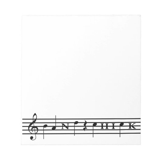 Band Chick Notizblock (Vorderseite)