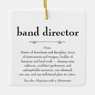 Band Director Definition Vielen Dank Keramikornament