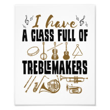 Band Director Teacher Class Full of Treblemakers
