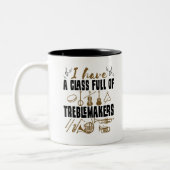 Band Director Teacher Class Full of Treblemakers Zweifarbige Tasse (Links)