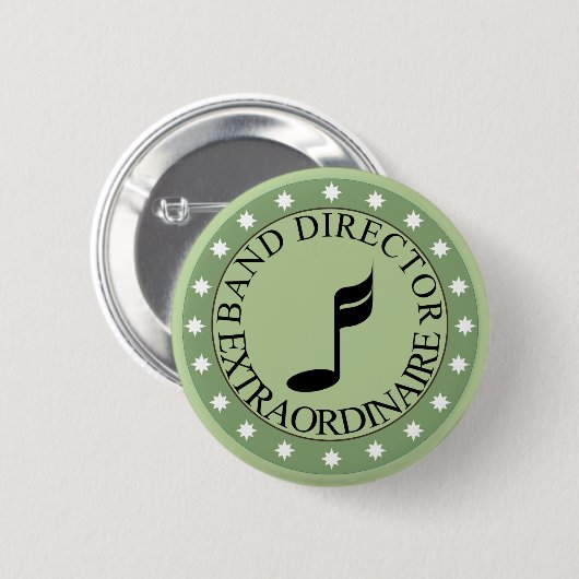 Band-Direktor Gift Button (Vorne & Hinten)
