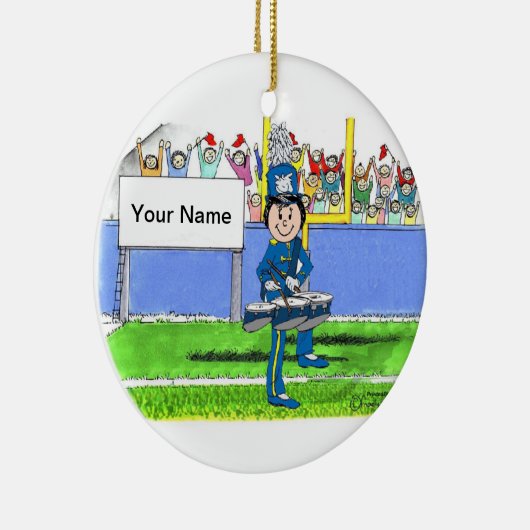 Band, drei Trommel - Weibliche Keramik Ornament (Rechts)