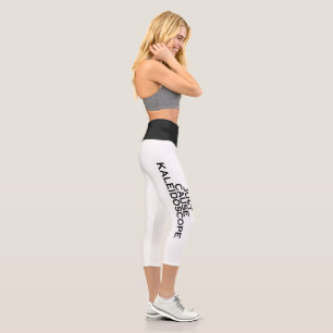 Band dreizehn Kaleidoskop-Kunst dreiundzwanzig Capri Leggings