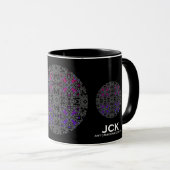 Band dreizehn Kaleidoskop-Kunst dreiundzwanzig Tasse (VorderseiteRechts)