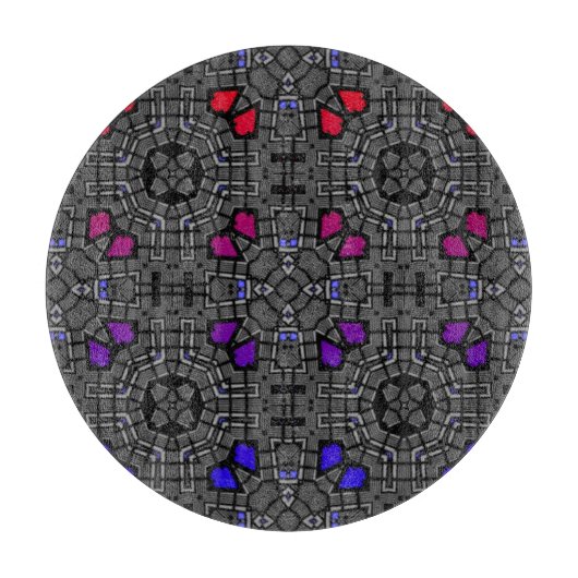 Band dreizehn Kaleidoskop-Kunst zwanzig Schneidebrett (Vorderseite)