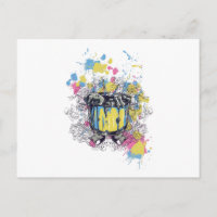 Band, Drum, Bass, Musiker, Jazz, lustiger Schlagze