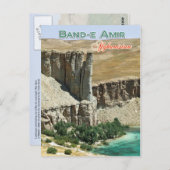 Band-e Amir, Afghanistan Postkarte (Vorne/Hinten)