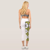 Band eins: Kaleidoskop Art 15 Capri Leggings (Rückseite)