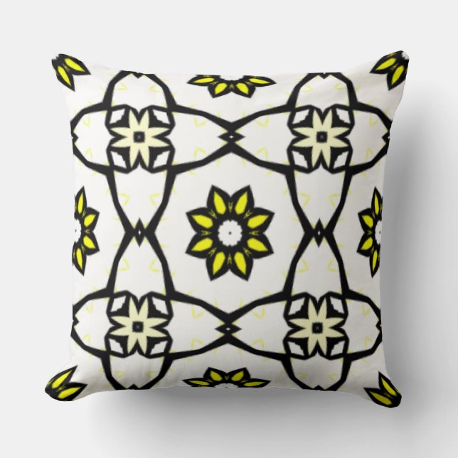 Band eins Kaleidoskop Art 6 Kissen (Vorderseite)