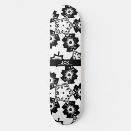 Band eins Kaleidoskop Art 6 Skateboard