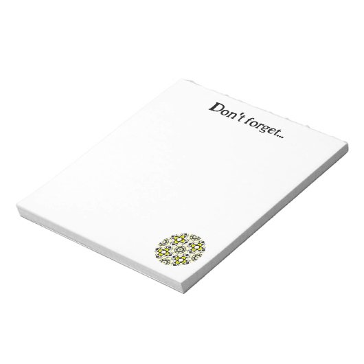 Band eins Kaleidoskop Art 8 Notizblock (Rotiert)