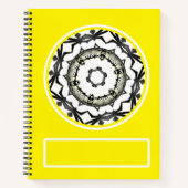 Band eins Kaleidoskop Art 8 Notizblock (Vorderseite)