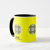 Band eins Kaleidoskop Art 8 Tasse (Vorderseite Links)