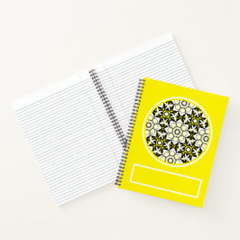 Band eins Kaleidoskop Art drei Notizblock