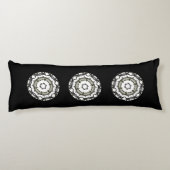 Band eins Kaleidoskop Art drei Seitenschläferkissen (Rückseite)